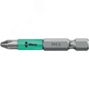 Бита 853/4 ACR SL PH вязкая твёрдость пластиковая оболочка магнит насечки Anti Cam-Out Ribs против выскальзывания хвостовик шестигранный 1/4 E 6.3 PH 2X50 мм