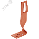 Держатель проводника круглого 6-8мм угловой скрытый h=70мм медь IEK