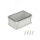 Корпус IP66/IP67, 300х200х146 мм, без МП, с фланцами, прозрачная крышка H= 21 мм