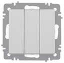 Выключатель 3-кл. СП Accent 6-106-01 10А IP20 250В AL/CU бел. Intro Б0063531