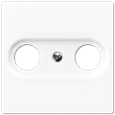 Накладка для телевизионной розетки (TV-FM) Серия A500 Материал- дуропласт Цвет- белый