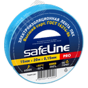 Изолента ПВХ синяя 15мм 20м Safeline Росэл