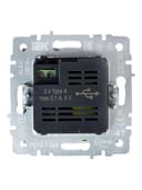 Розетка BRITE USB A+A 3.1А РЮ10-1-БрА механизм алюм. IEK BR-U21-D31-K47