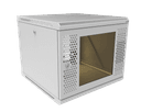 Шкаф телекоммуникационный настенный разборный МИКсистем 19" Keys 9U 600*600 дверь перфорация стекло
