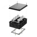 Коробка огнестойкая для кабель-канала 40-0460-FR10.0-8 Е15-Е120 RAL9005 85х85х45 (44 шт/кор)