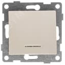 Выключатель одноклавишный Bravo инд, механизм, 10А, 250В, бежевый