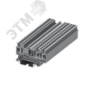 Клемма TC 1-2 пружинная, сечение 2,5 мм. кв., серая