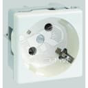 Connect Розетка с заземлением 16А 250В 45х45мм винтовые клеммы SC красный