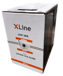 Кабель UTP 2PR 24AWG CAT5e X-Line, CCA, 305 м