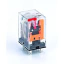 Промежуточное реле 2 контакта с LED индикацией и TEST функцией 5А 380В AC ПР-102