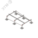 Опорная конструкция для установки оборудования TECHNORAPTOR STEELFOOT 1500х2500 КМ-профиль