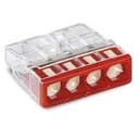 Клемма 4-х проводная 4х(0.5-2.5мм) для распред. коробки (с контактн. пастой «Alu-Plus») WAGO 2273-244