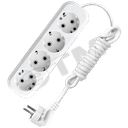 Удлинитель бытовой 4х3м с заземлением 16А АВС-пластик 9631981 Универсал