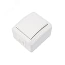 Выключатель одноклавишный INDUSTRIAL IP54, о/у, белый