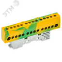 TEKFOR Шина PE земля изолированная на универсальном держателе 8х12-12-ЖЗ IEK