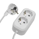 Удлинитель электрический Stekker HM012102 2м 2 гнезда сз 3x075 белый серия Home 39205