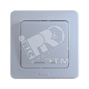 Переключатель одноклавишный скрытый с индикацией белый 10А HEGEL