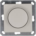 Диммер LED с накладкой 30-400W, 1gang 2way, цвет Тауп