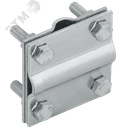 Зажим крестообразный с разделителем полоса/пруток-полоса/пруток 30/8мм оцинкованная сталь IEK