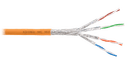Кабель F/UTP, 4 пары, кат.6, 23 AWG, внутренний, нг(А)-HF, 305 м, оранжевый NIKOMAX NMC 4240C-OR
