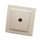 Розетка телевизионная, 75 Ом, 5-862МГц, Эрна, слоновая кость, Stekker