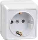 Розетка электрическая ОКТАВА РС20-3-ОБ c з/к откр.уст. IEK ERO11-K01-16-DC (30 шт/уп)