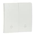 Валенсия лицевая панель выключателя 2-кл. проходного 10А жемчуг