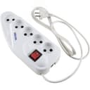 Фильтр сетевой VEKTOR СОМ, 4 роз. с/з+1роз. б/з, 5,0м СКРАП