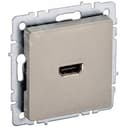 BRITE Розетка HDMI РHDMI-0-БрШ шампань