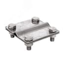 Зажим заземлитель 20 - полоса 50 (пластина 70х80мм) Ni PROxima EKF