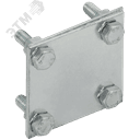 Зажим крестообразный полоса-полоса 30мм оцинкованная сталь IEK