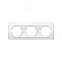 Рамка тройная, цвет белый (серия Florence) 2172784 ССТ