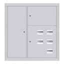 Щит этажный 5 кв. слаботочка слева (1000х950х150) EKF Basic