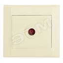 Defne Розетка телевизионная TV проходная бежевая