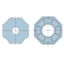 NICE 515.01020 Адаптер для октогонального вала 102мм