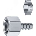 Переходник штуцер "елочка" 10 мм - 1/2"F, с обжимным хомутом Профессионал