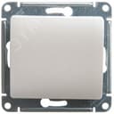 GLOSSA Кнопка нажимная схема 1 перламутр в рамку Systeme Electric