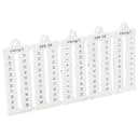 Viking Маркер пластиковый 5мм 1-50 горизонтальный Legrand Euro