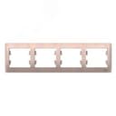 GLOSSA 4-постовая рамка, горизонтальная, сосна