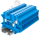 Клемма TU 1-2 винтовая, сечение 4 мм. кв., синяя