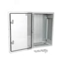 Корпус пластиковый с монтажной панелью ЩМП IP65 прозрачная дверь 500х350х190