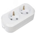 Колодка 2 гнезда с заземлением 11-8702 REXANT