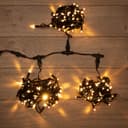 Гирлянда Клип лайт NeonNight 24В 3 нити по 10 м 198 LED ТЕПЛЫЙ БЕЛЫЙ не соединяется 323316