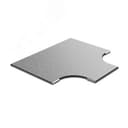 Крышка к переходу Т-образному плавному 100х50, толщина 0,7 мм, Сендзимир цинк
