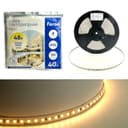 Лента светодиодая стабилизированная 120SMD2835м 8Втм 48V 4000010122мм 3000К IP20 LS420 FERON 48791