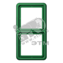 Рамка 2 поста универсальная зеленая JUNG