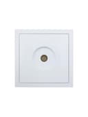 Розетка ТВ оконечная СП ZIMA IP20 бел. LEZARD 704-0288-130