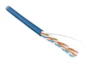 Кабель витая пара не экранированная 4х2х0,51 Hyperline UUTP4-C5E-S24-IN-LSZH-BL-100 (100 м) Синий