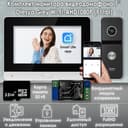 Комплект видеодомофона Olesya Wi-Fi AHD1080P Full HD (911bl), Серый + Модуль сопряжения "Луч-БМ"+ Карта памяти