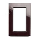 Рамка 2-местная (без перемычки), Катрин, шоколад STEKKER
